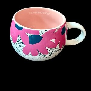 Starbucks Spring Easter Floral Bunny Garden ceramic coffee mug